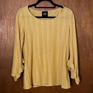 Mustard Blouse - size small